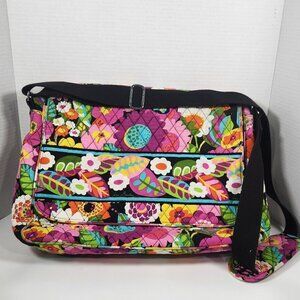 Vera Bradley Messenger Bag Laptop Va Va Bloom